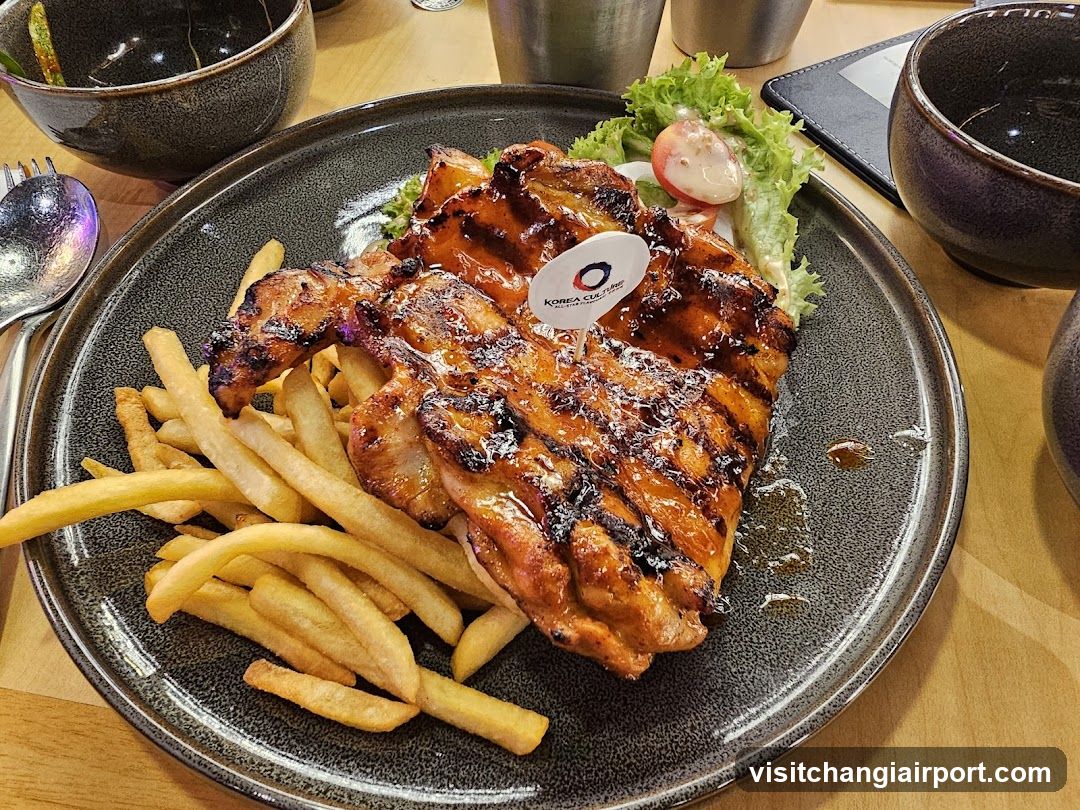 Grilled Chicken with Fries