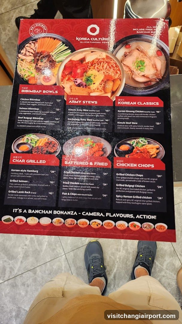 Korea Culture Menu