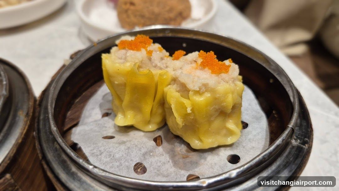 Dim Sum with Caviar Topping