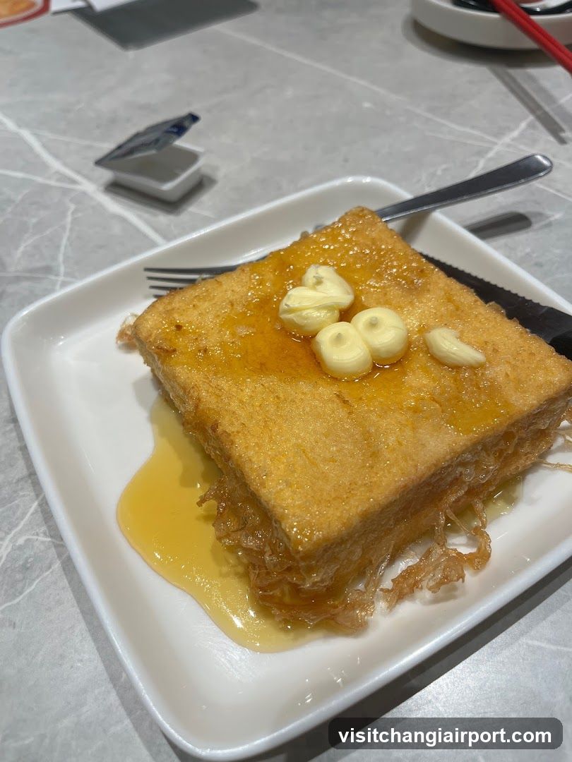 Sweet Toast with Syrup and Garlic