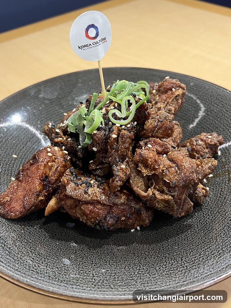 Korean Fried Chicken with Sesame and Scallions