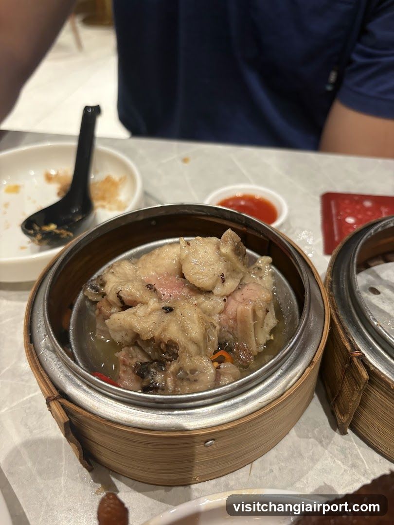 Dim Sum Dish in Bamboo Steamer