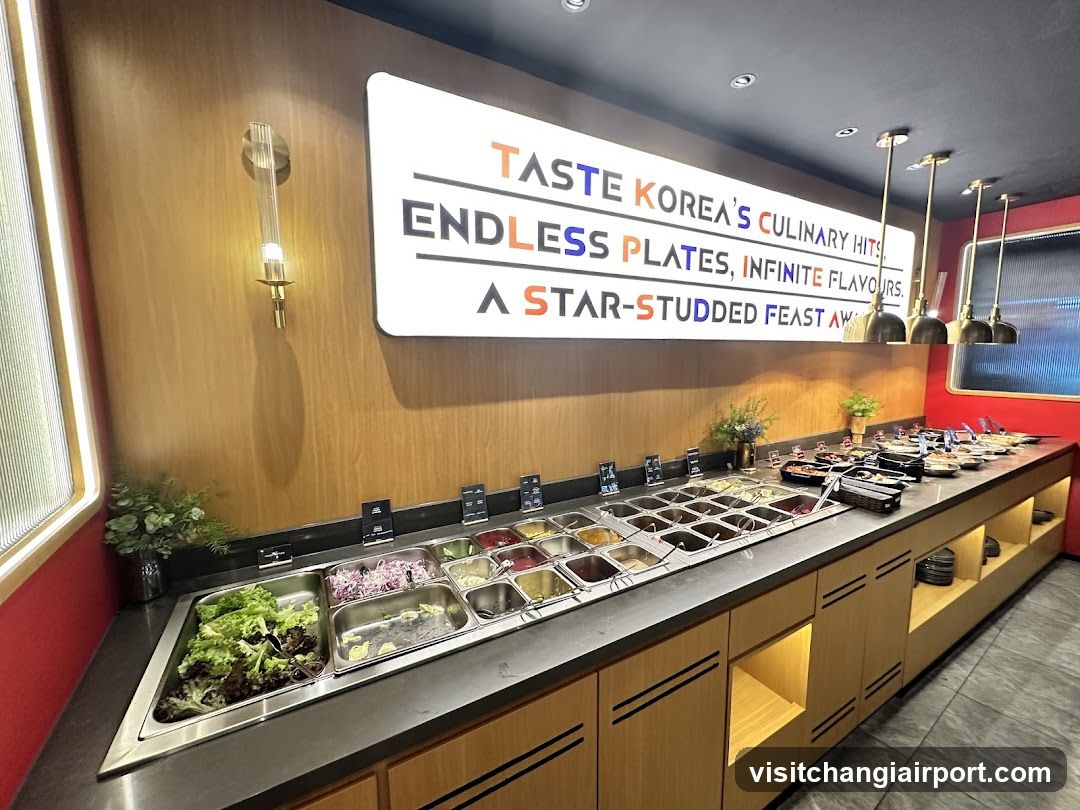 Korean Culinary Buffet Interior