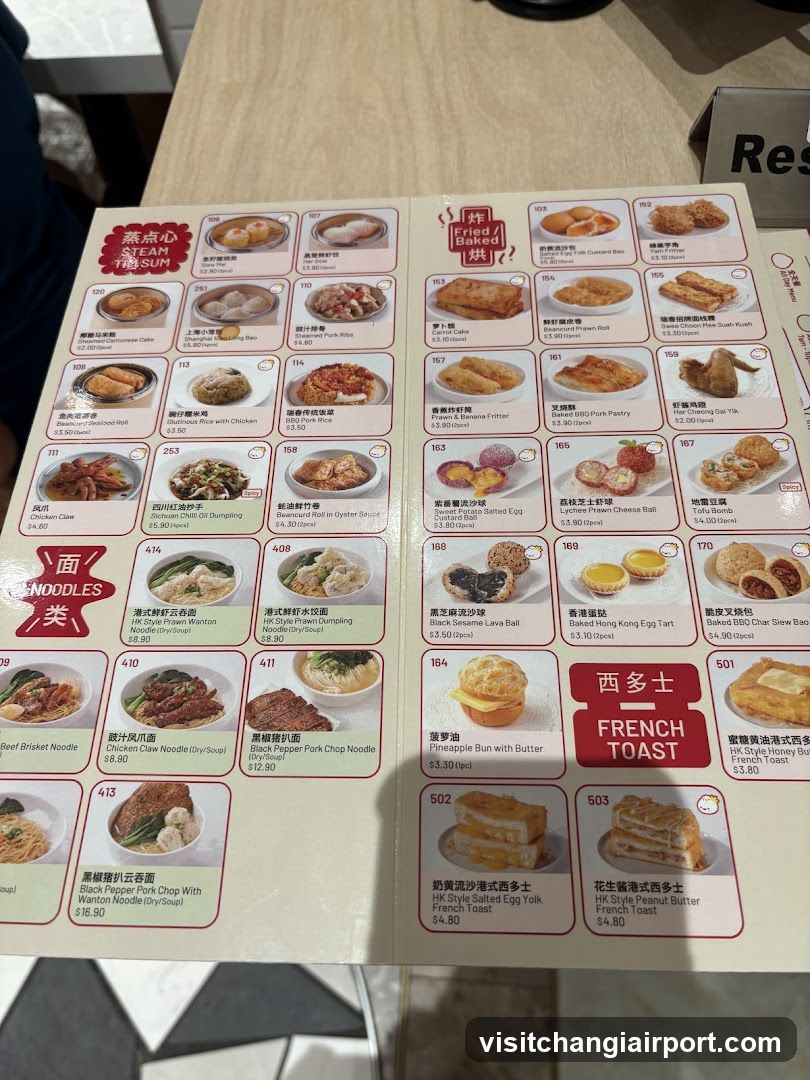 Steamed Bun & Fried Baked Menu