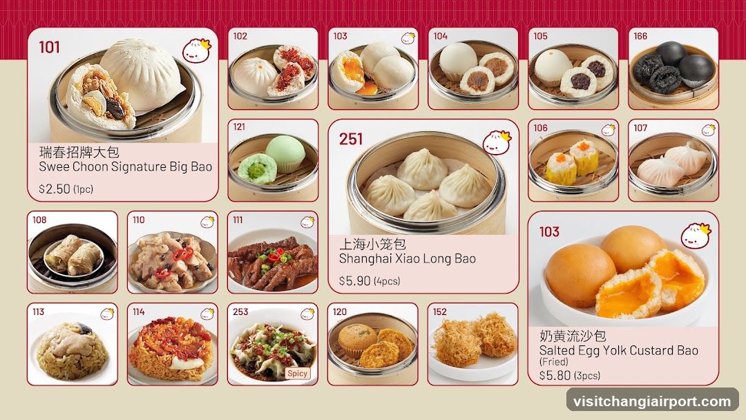 Dumpling and Dim Sum Menu