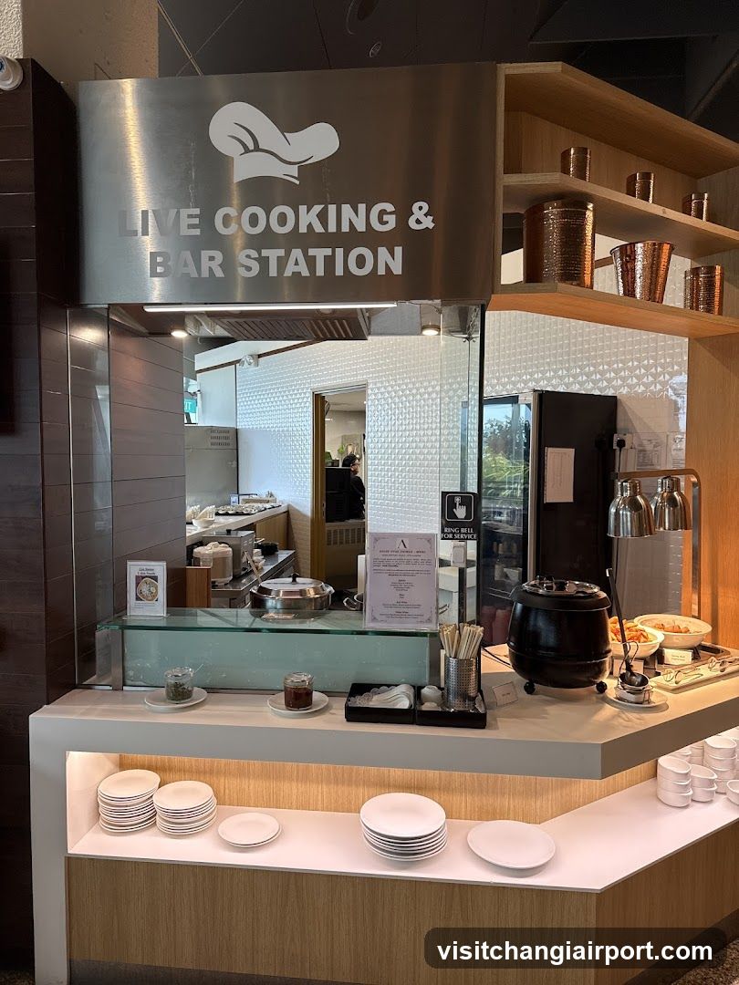 Live Cooking & Bar Station