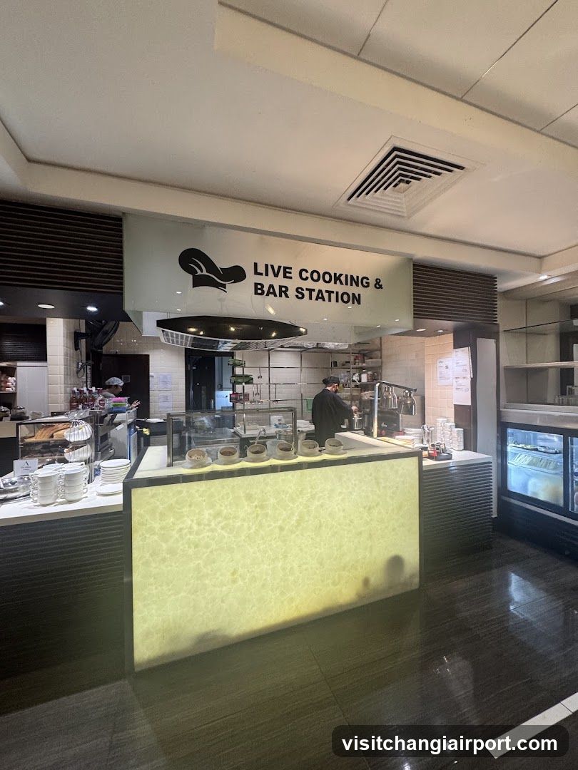 Live Cooking & Bar Station