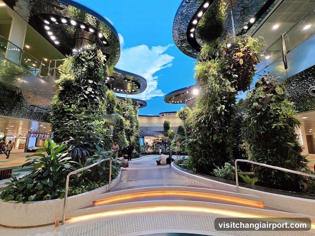 Indoor Green Space with Vertical Gardens