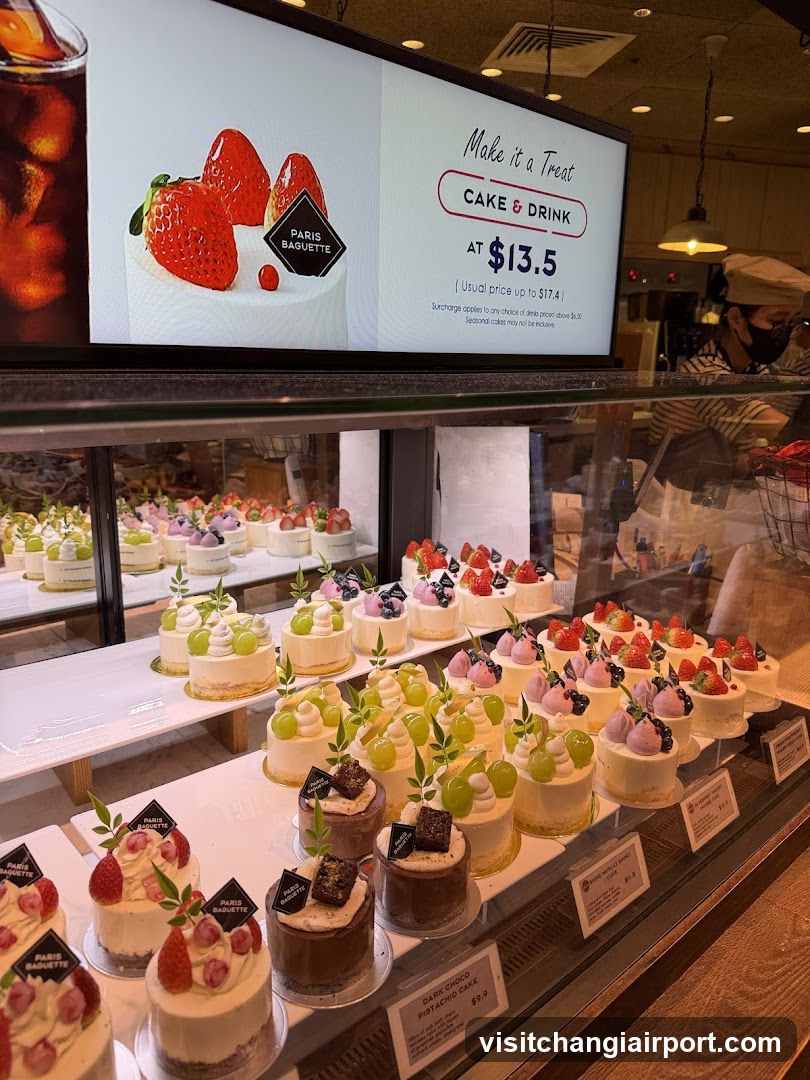 Paris Baguette Bakery Interior Display