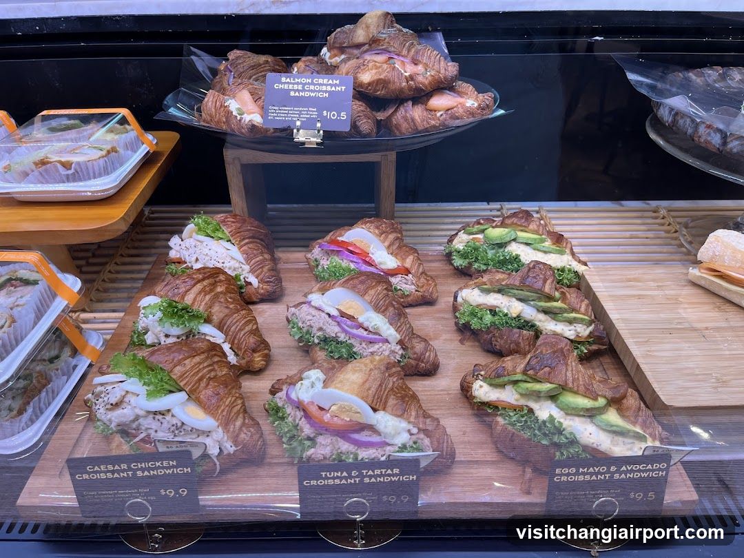 Croissant Sandwich Display