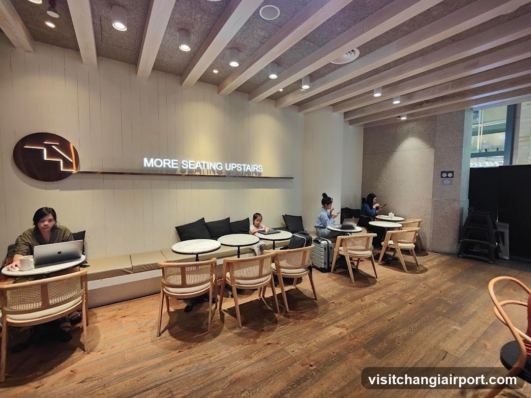 Interior Coffee Shop Seating Area