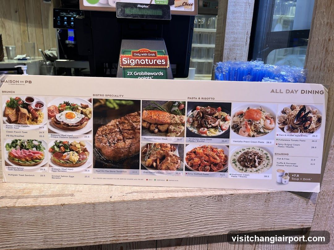 ALL DAY DINING MENU BOARD