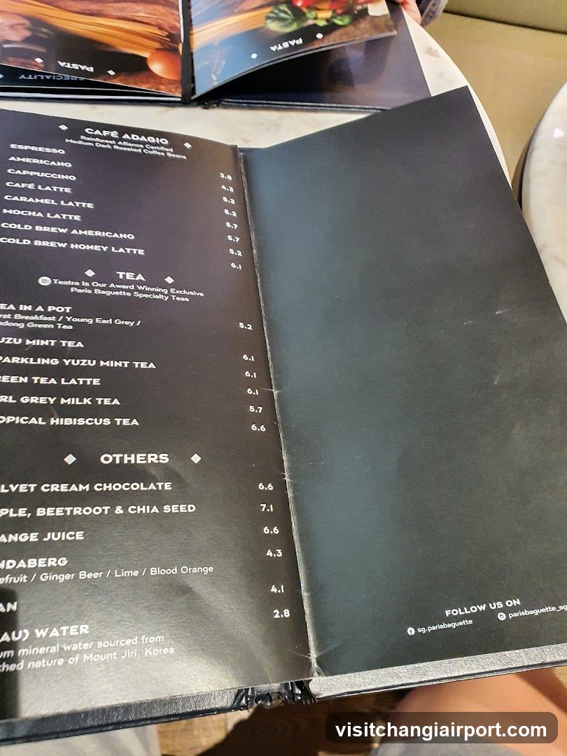 Café Abasio Menu