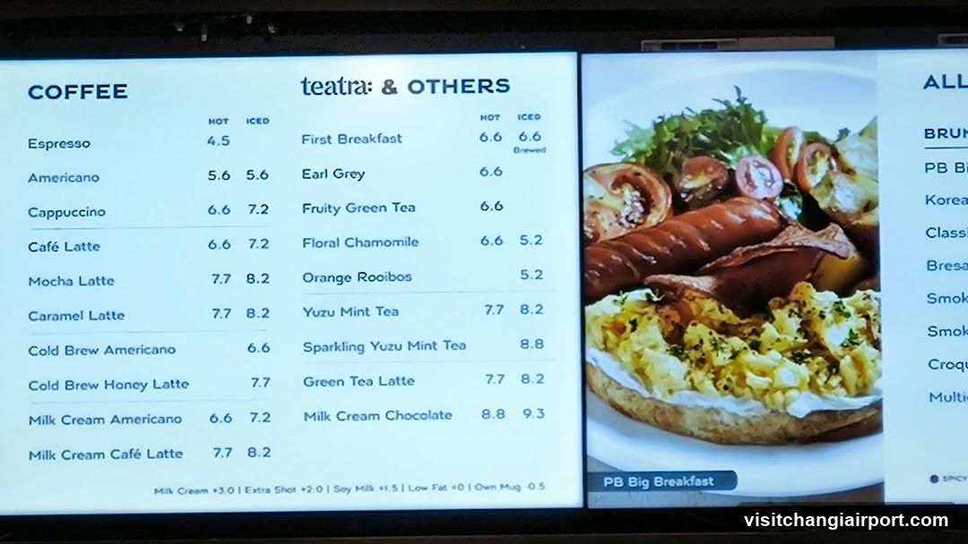Teatra & Others Menu Board