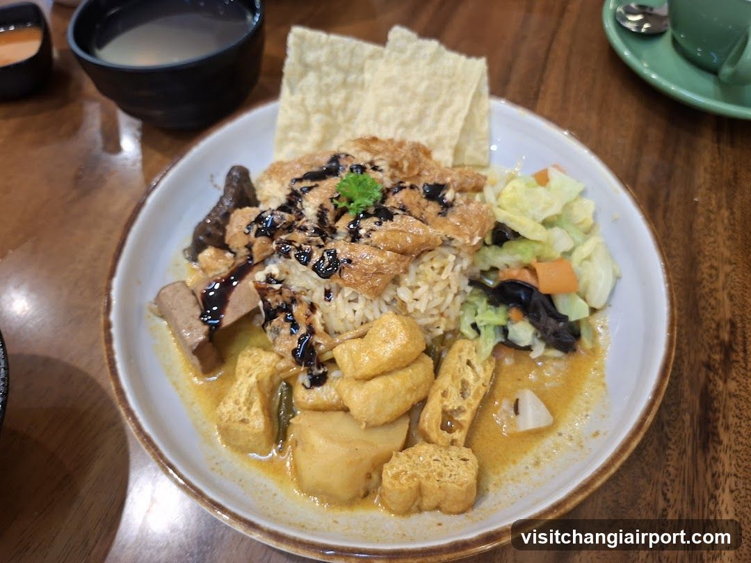 Curry Rice Bowl with Tofu and Vegetables