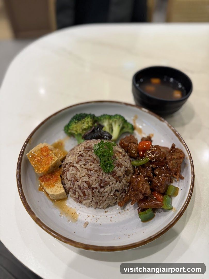 Rice Bowl with Meat and Vegetables