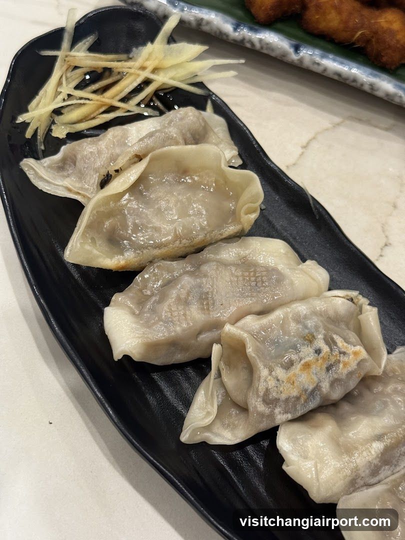 Dumplings with Ginger Garnish