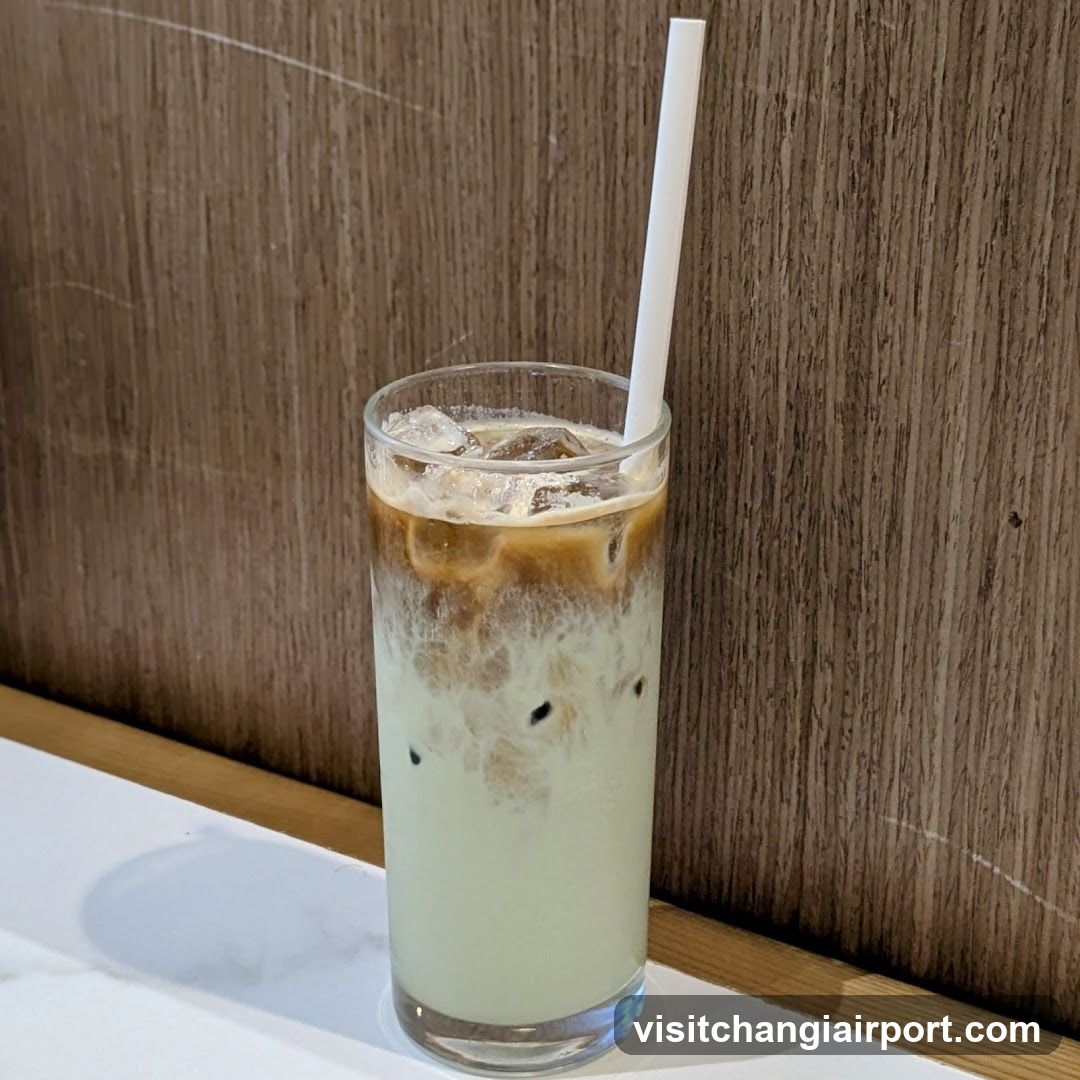Iced Coffee with Straw