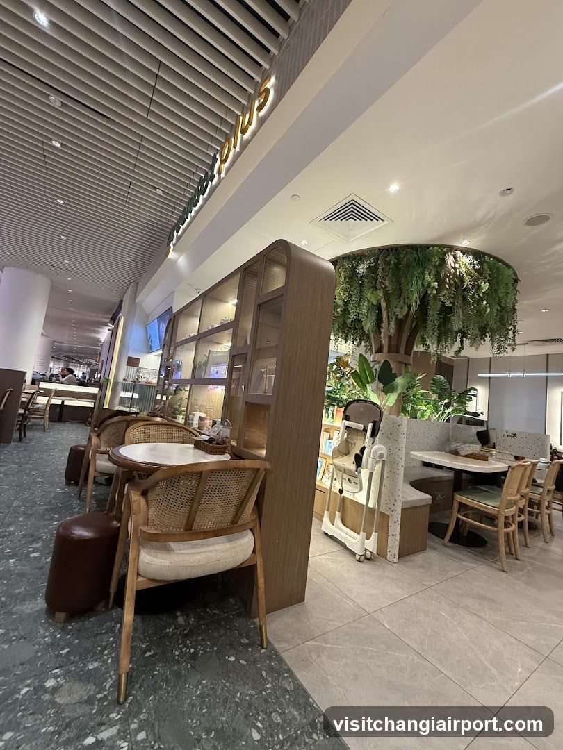 Interior of a modern cafe or restaurant