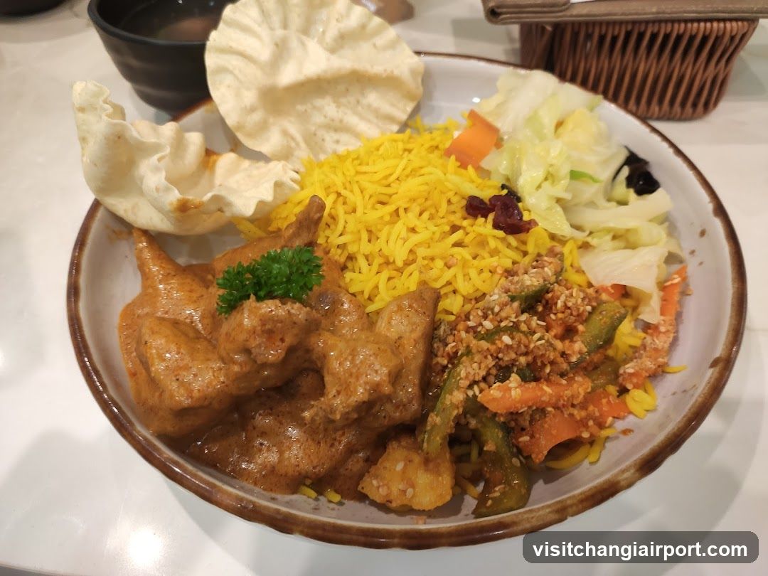 Curry Rice Bowl with Side Dishes