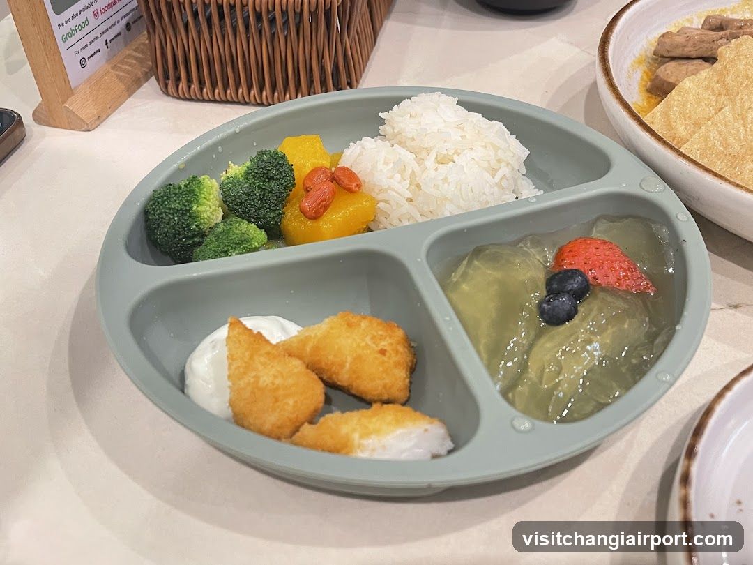 Meal Plate with Food Items