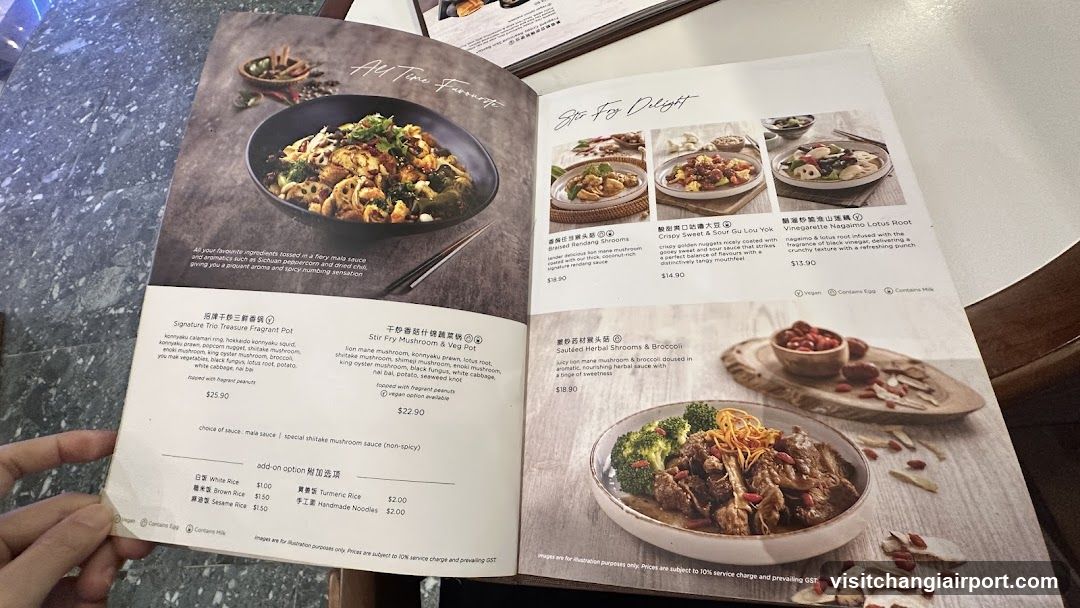 Auntie's Favorites Menu
