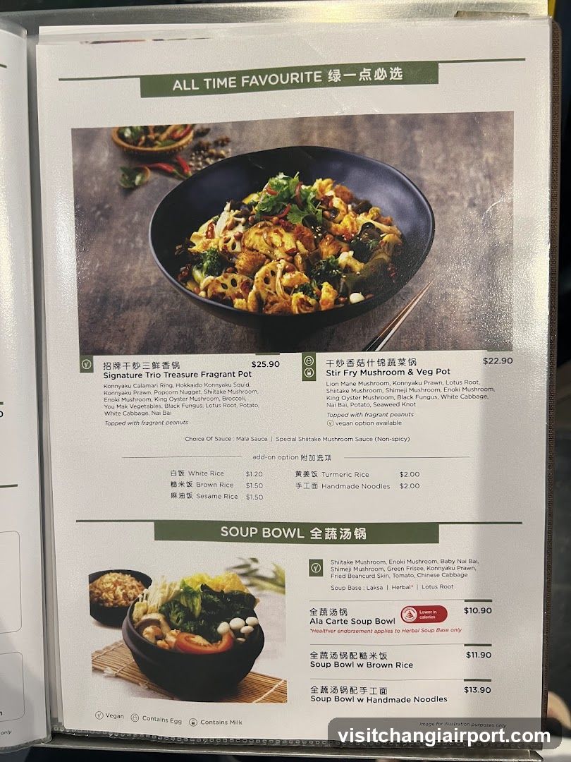 All Time Favourite Menu Page