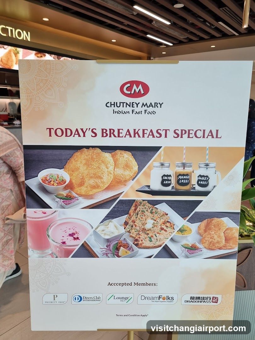 Chutney Mary Breakfast Special Display