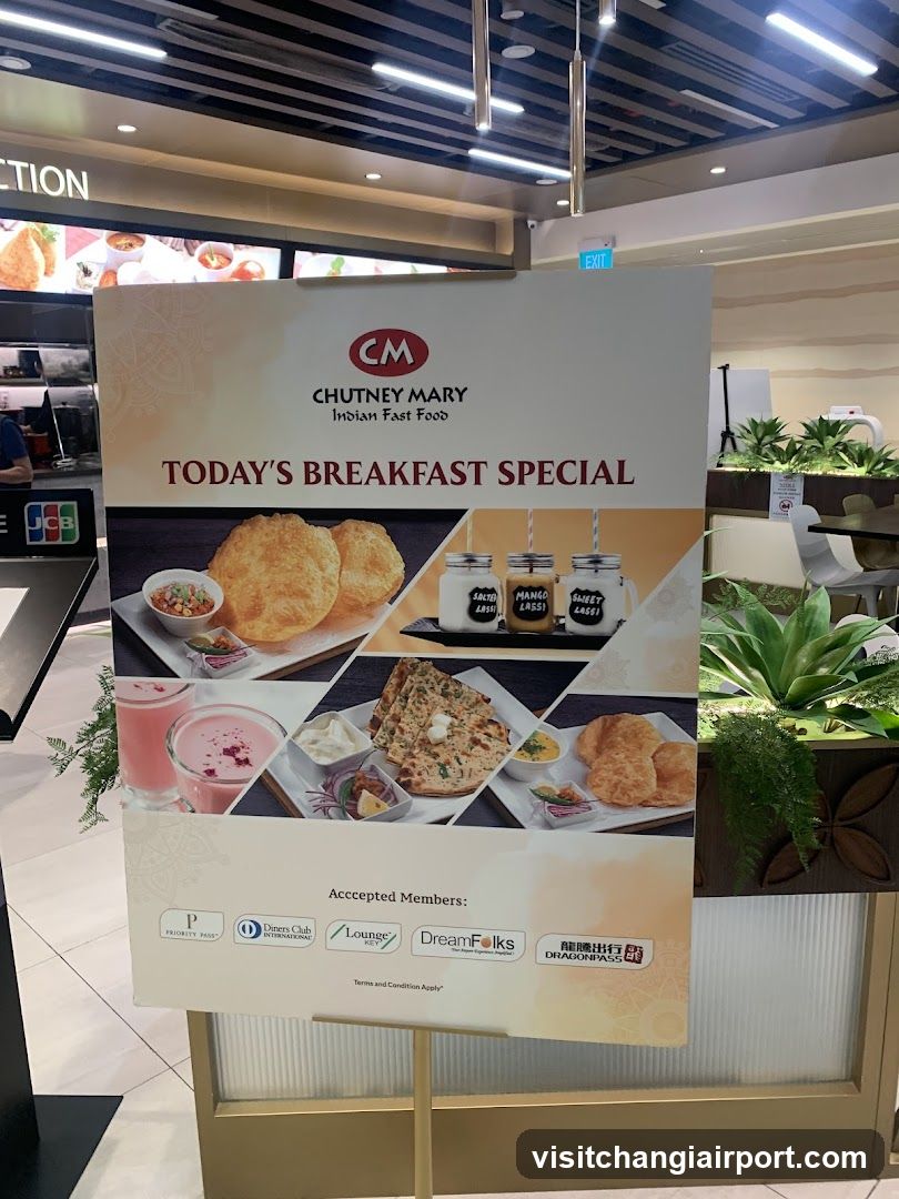 Chutney Mary Indian Fast Food - Today's Breakfast Special