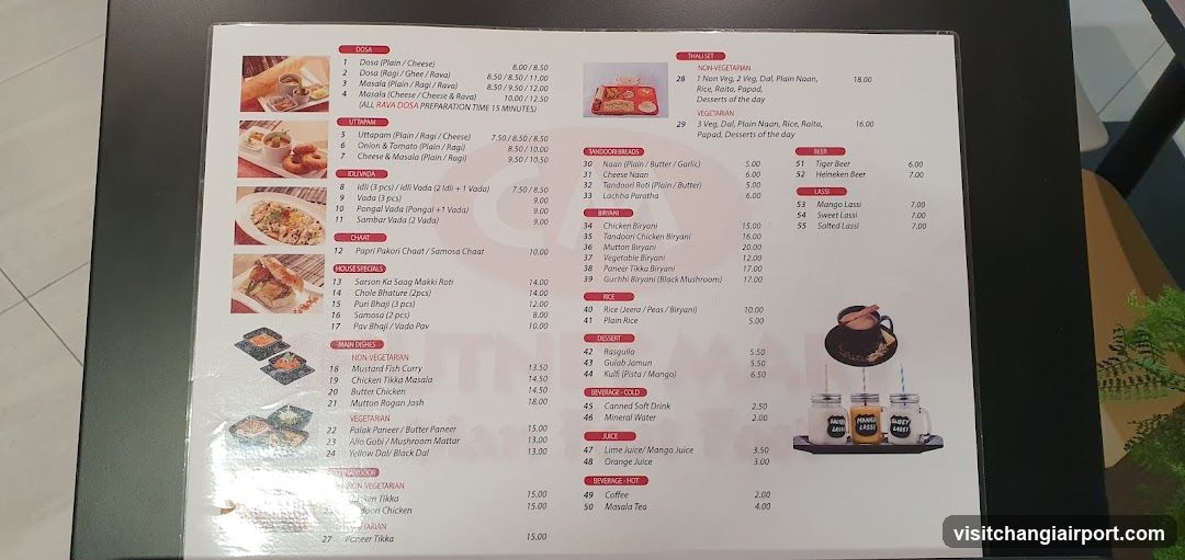 Restaurant Menu