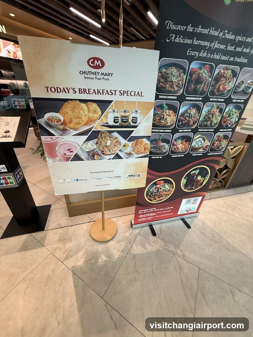 Chutney Mary Indian Fast Food Display