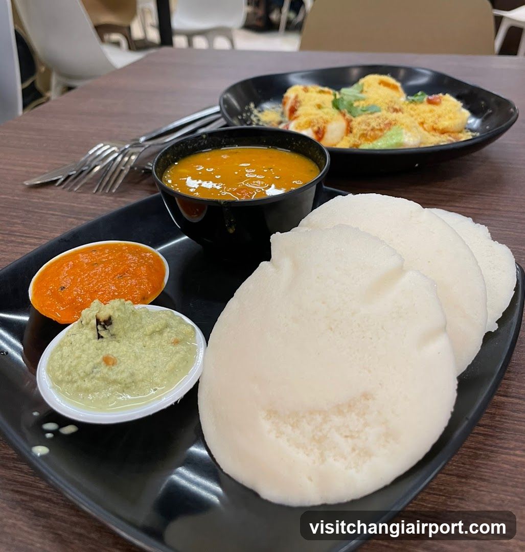 Dosa and Sambar Meal