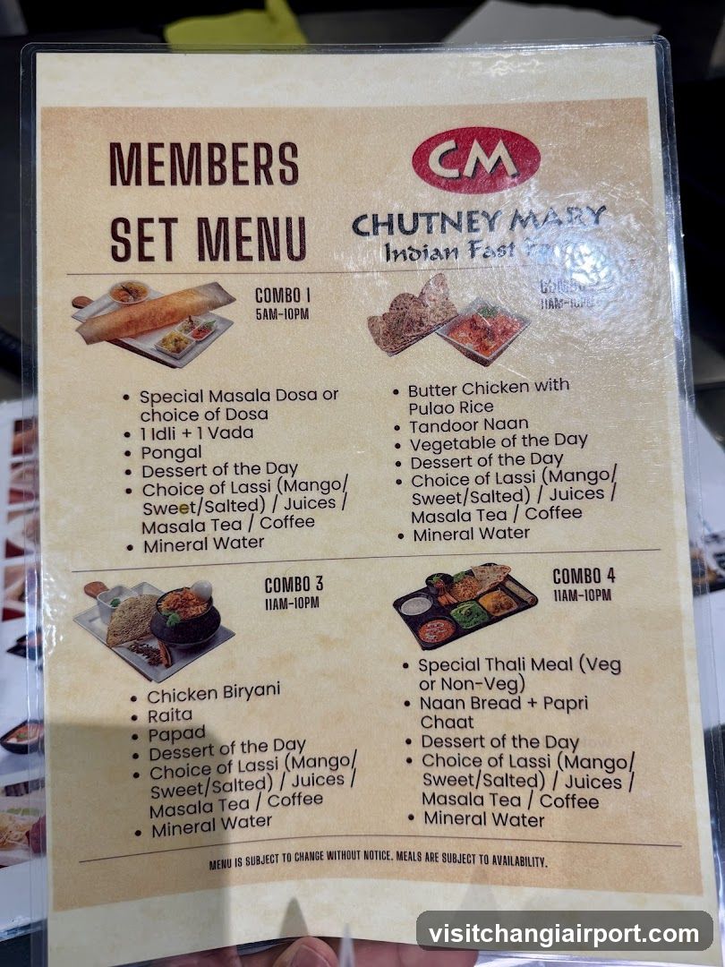 Chutney Mary Indian Fast Food - Members Set Menu