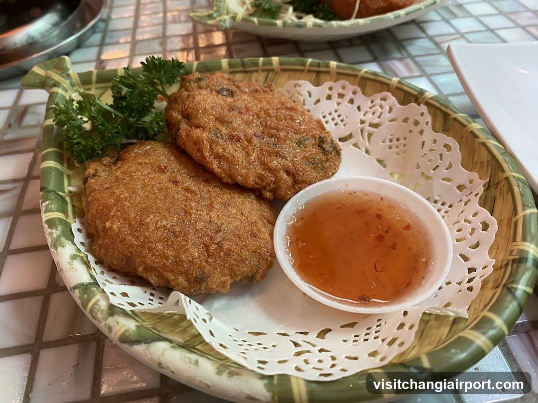Fried Fish Cakes with Chili Sauce