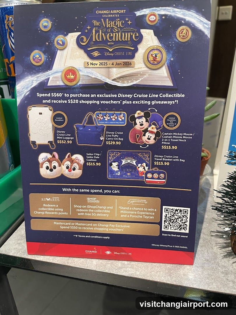 Changi Airport Disney Cruise Line Promotion Flyer