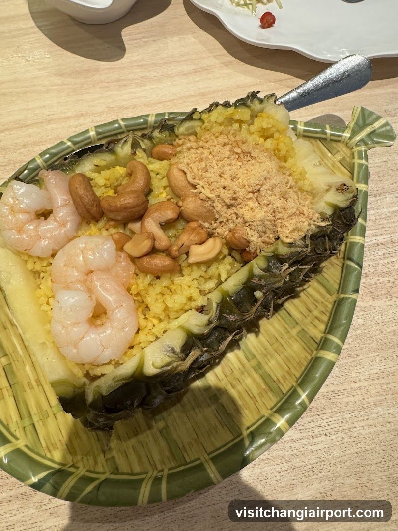 Pineapple Rice Bowl with Shrimp and Cashews