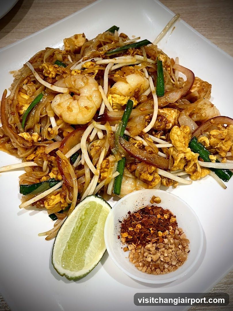 Pad Thai with Shrimp and Lime