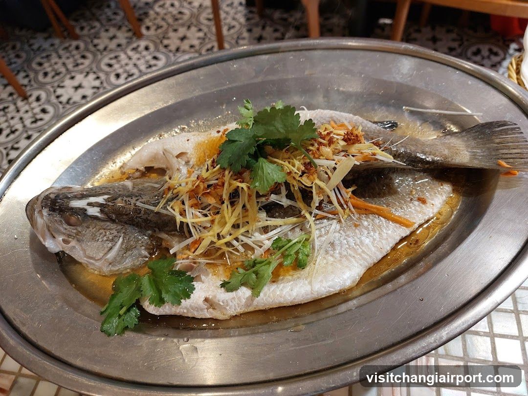Steamed Fish with Ginger and Scallions