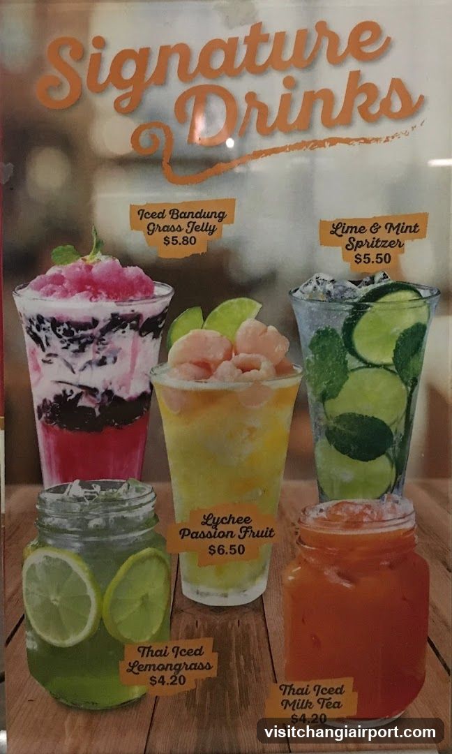 Signature Drinks Menu
