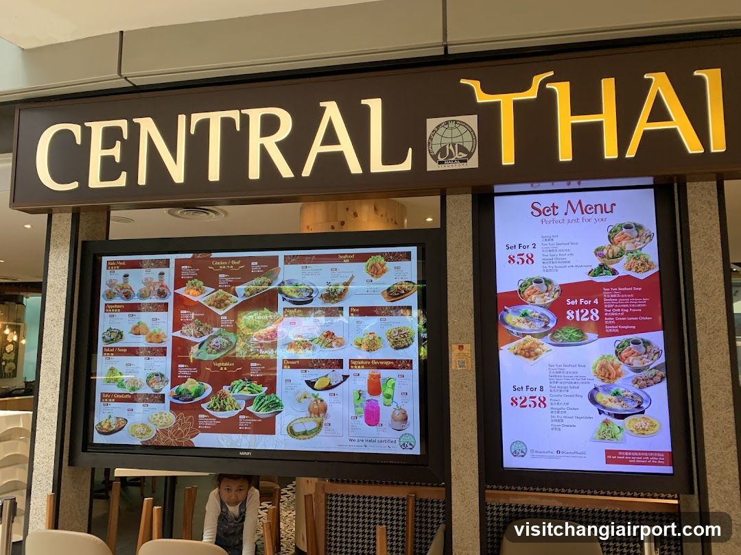 Central Thai | T3 Changi Airport | Halal Certified Casual Thai Cuisine