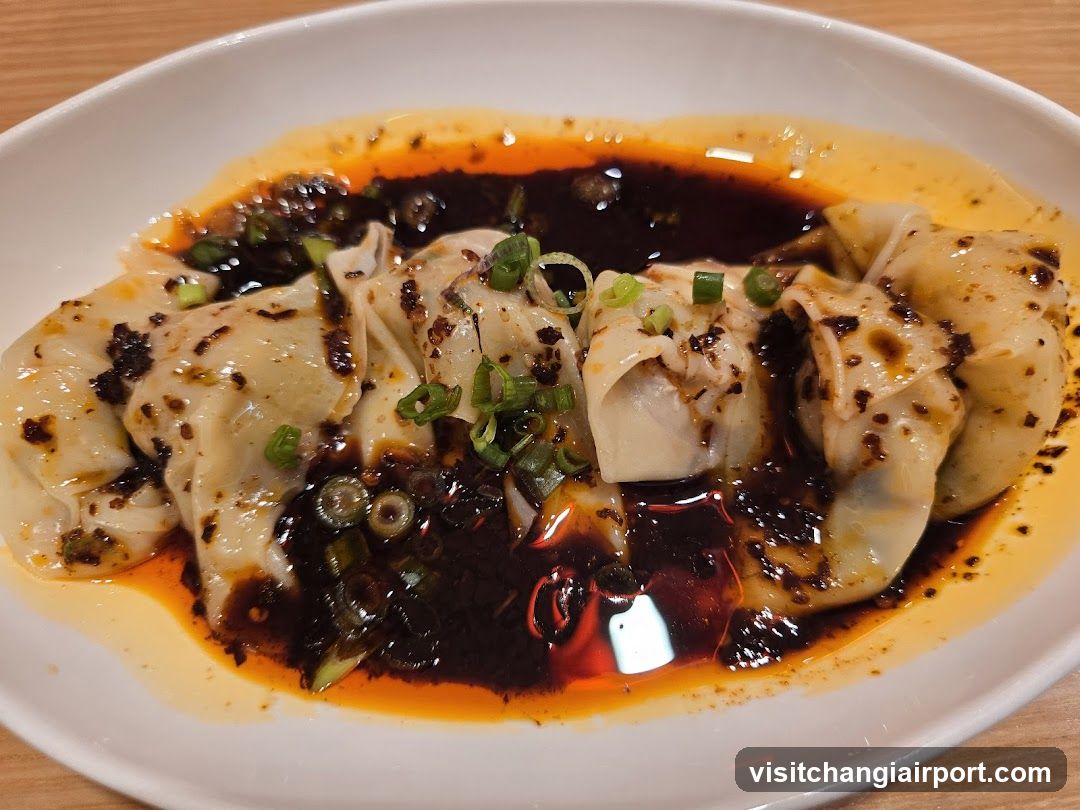 Dumplings in Chili Oil