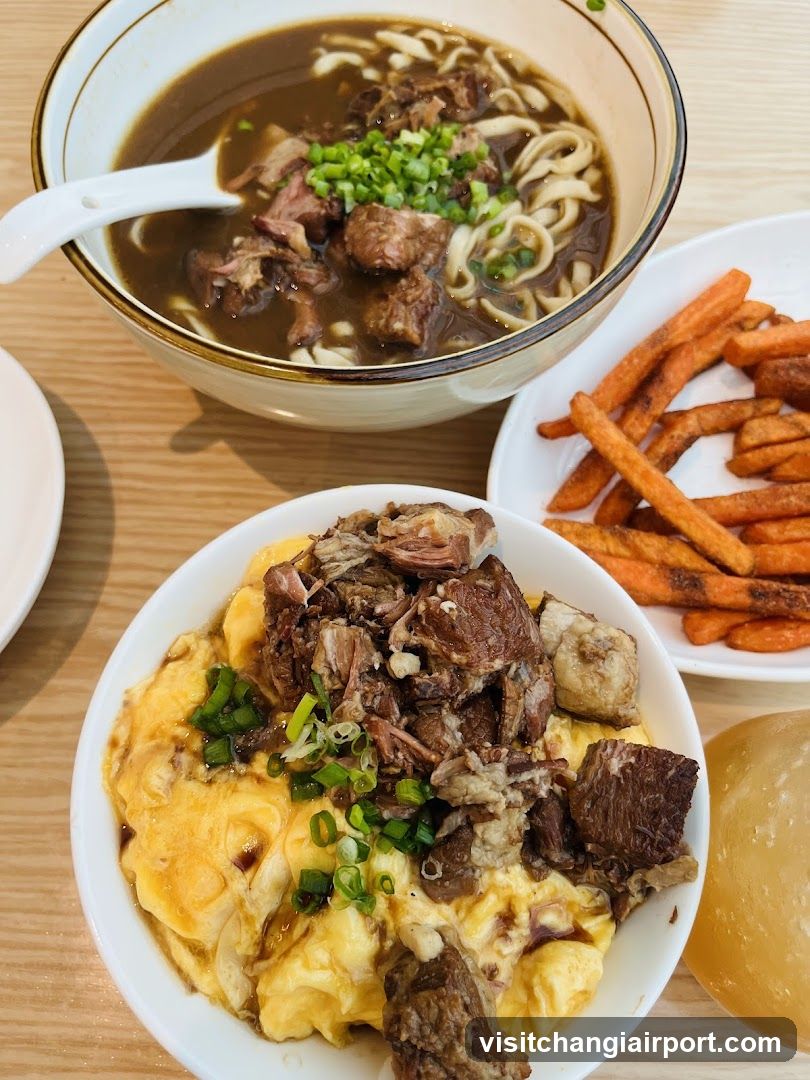 Noodle and Sweet Potato Dish