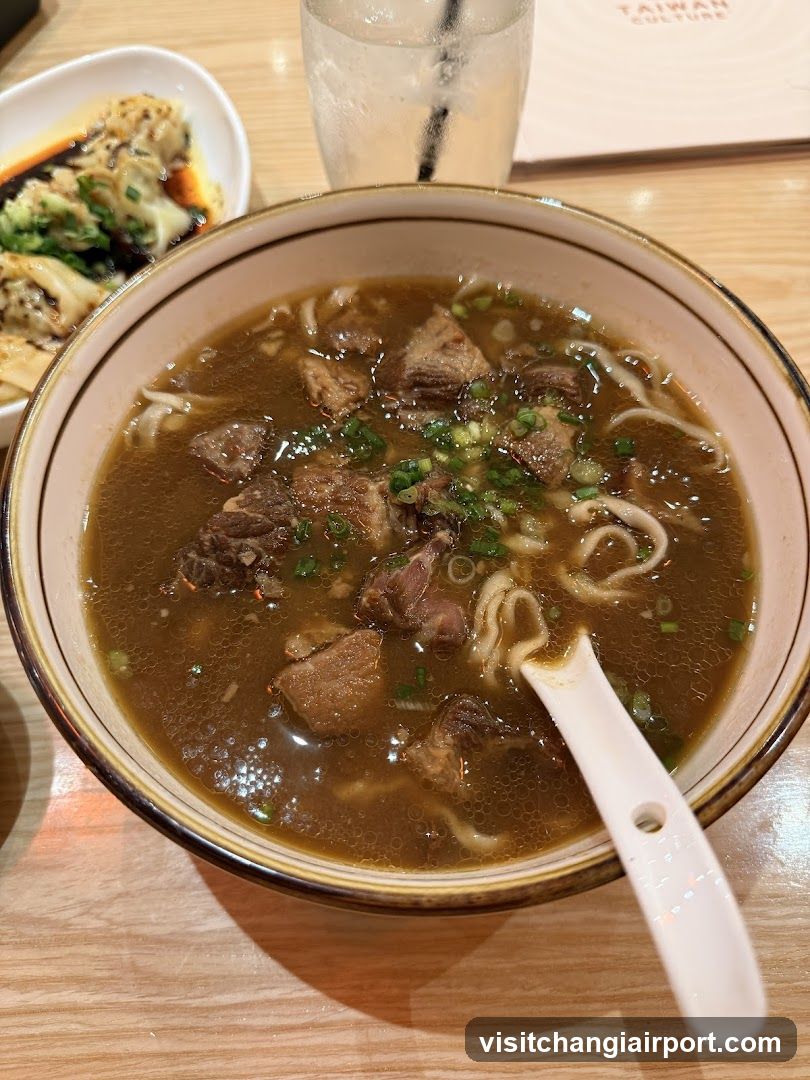 Bowl of Beef Noodle Soup