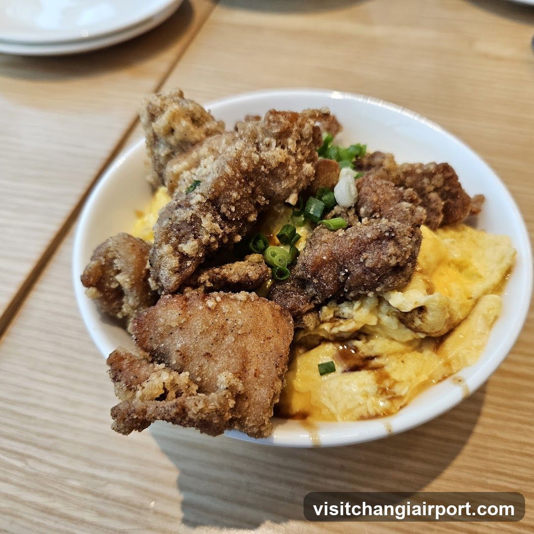 Fried Chicken with Egg Bowl
