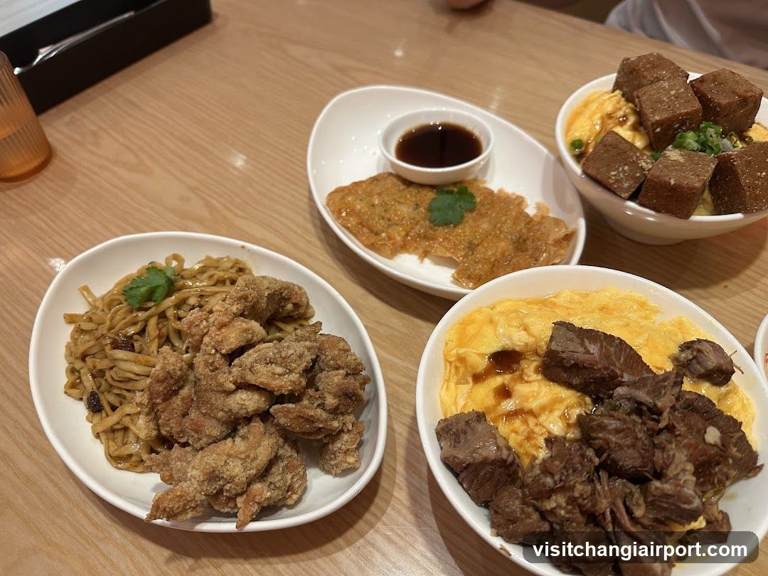 Dining Table with Chinese Dishes