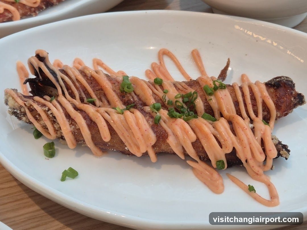 Fried Fish with Sauce and Scallions