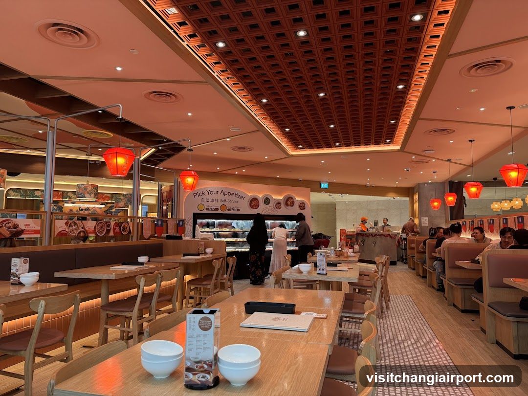 Restaurant Interior with Tables and Booths