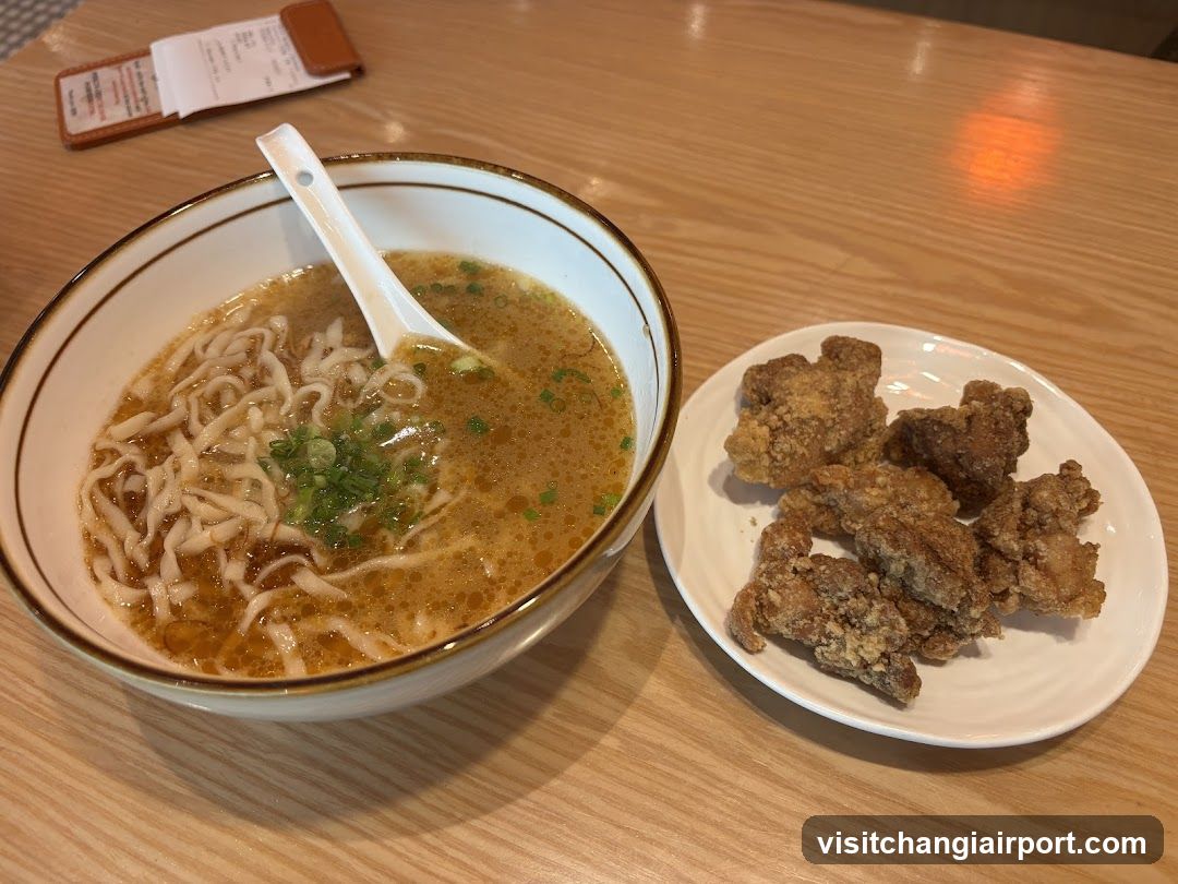 Ramen and Fried Chicken Meal