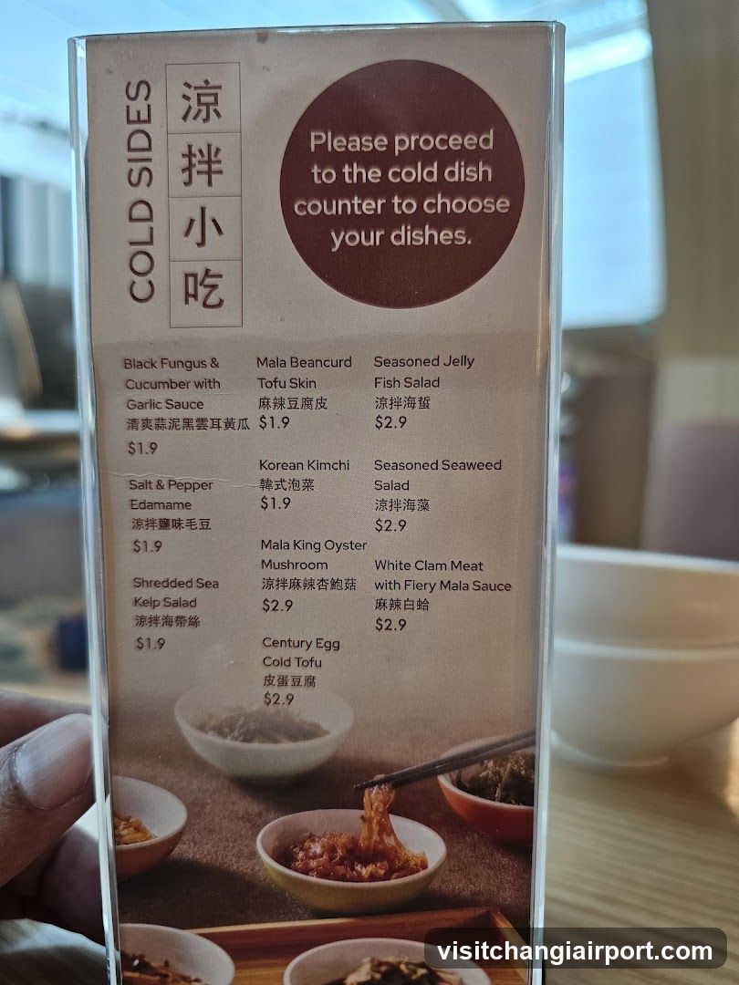 Cold Sides Menu