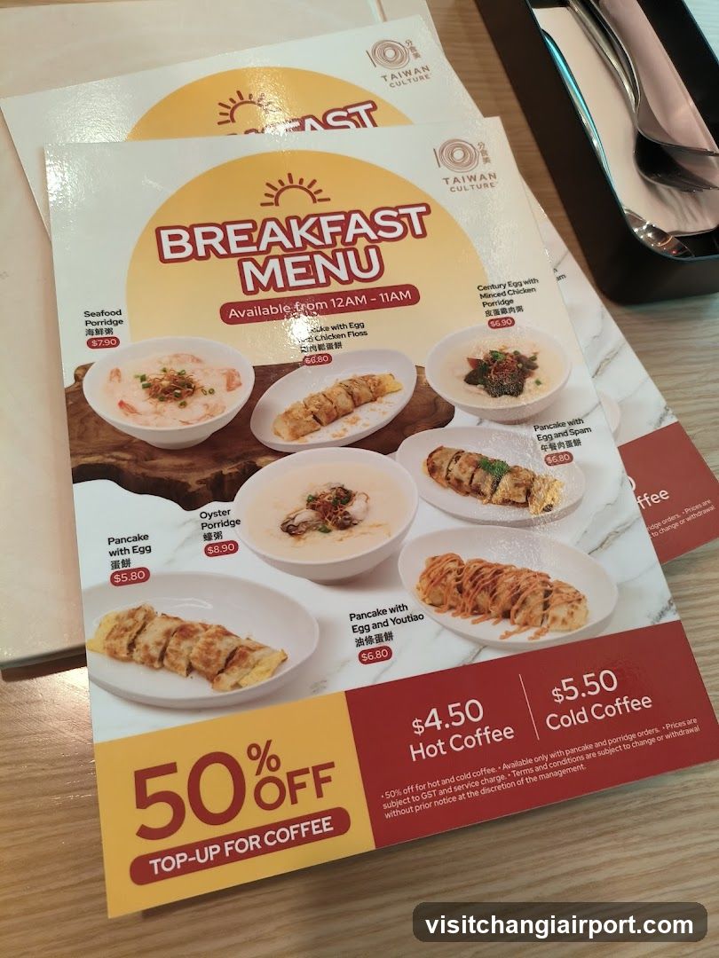 Breakfast Menu